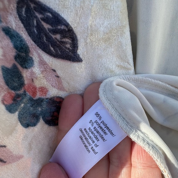 Maurices floral zip up kimono jacket - Picture 8 of 8